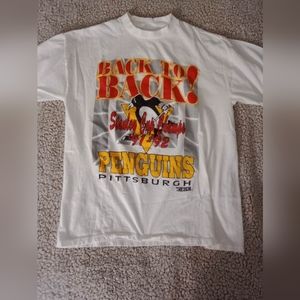 Vintage Back to Back Pittsburgh Penguins Shirt